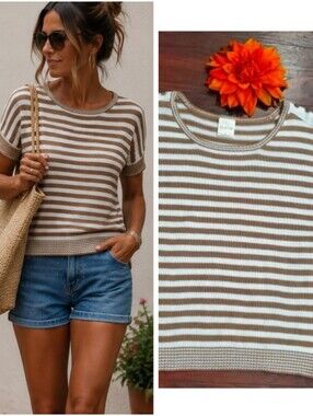 BEDFORD FAIR SHORT SLEEVE SWEATER